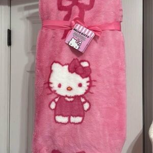 Hello Kitty Pink OG bow blanket